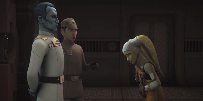 Büyük Amiral Thrawn, emperyal güçlerin yeni lideri