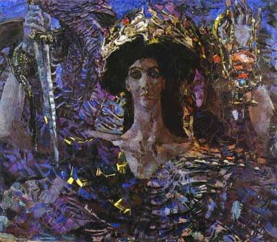 "Seraphim six-kanatlı" ve Mikhail Vrubel'in diğer sanatsal mirası