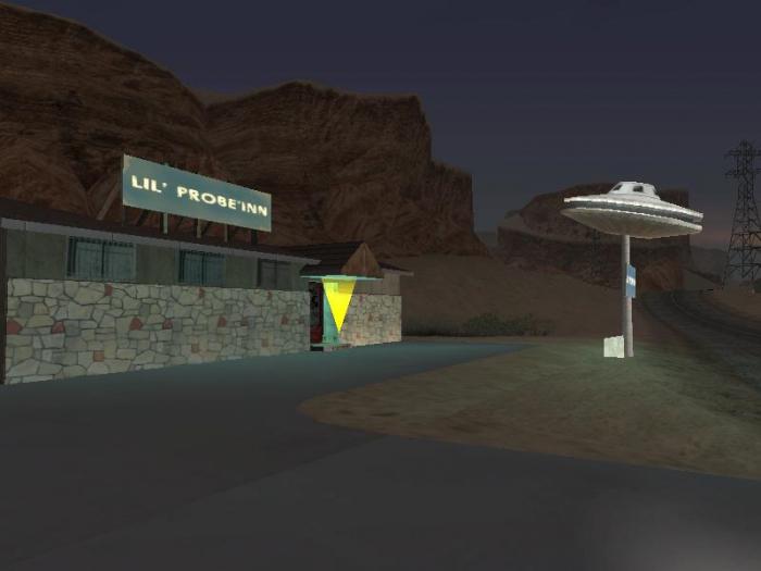 GTA san andreas'taki UFO'yu nerede bulabilirim?