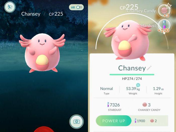 Pokemon Chancy: açıklamalar, özellikler ve savaş özellikleri