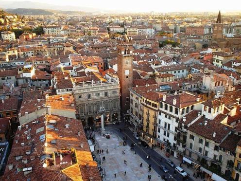  verona, italya haritasında