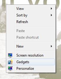 Windows 7 için gadget'lar kurun