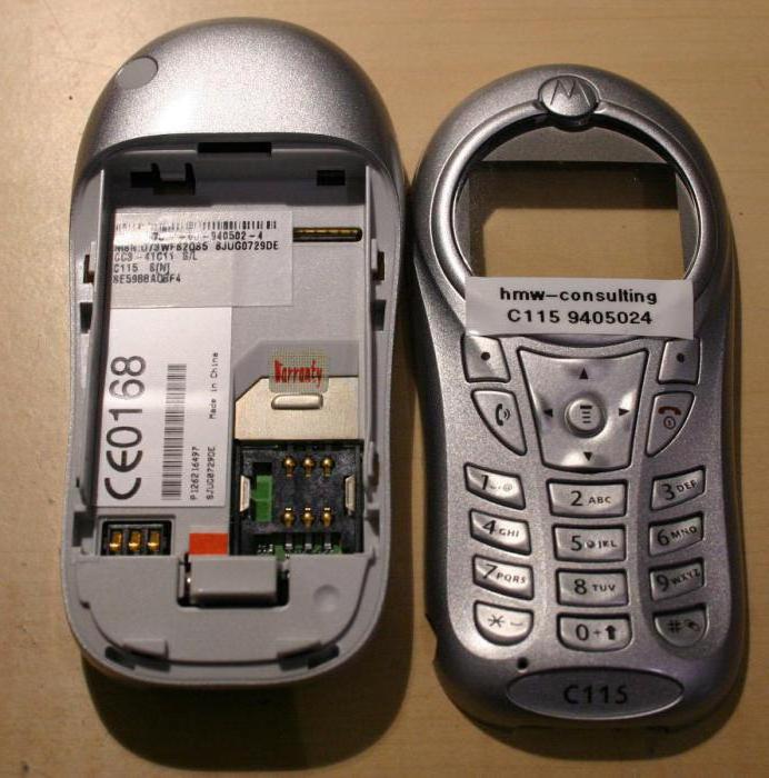 Motorola Motorola C115'in açıklaması